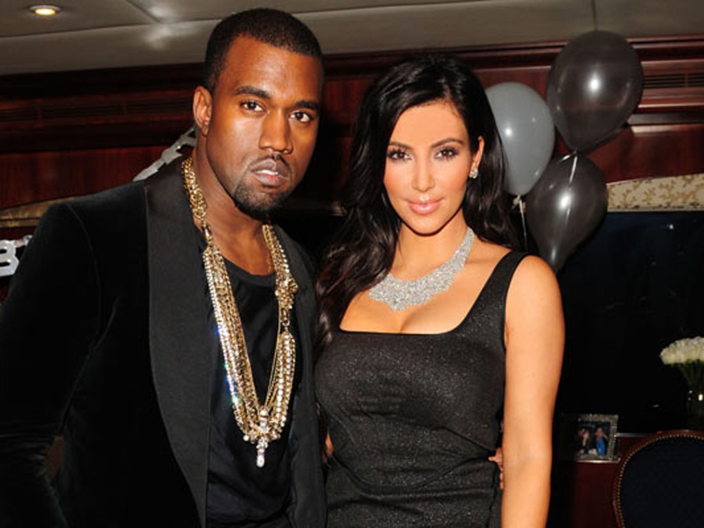 Kayne West et Kim Kardashian