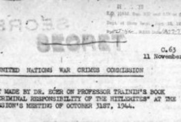 L’Angleterre a relâché des centaines d’officiers nazis après la Seconde Guerre mondiale sous la pression des Etats-Unis.