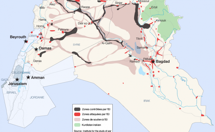 CARTE. Comment a évolué le territoire de l’Etat islamique en six mois