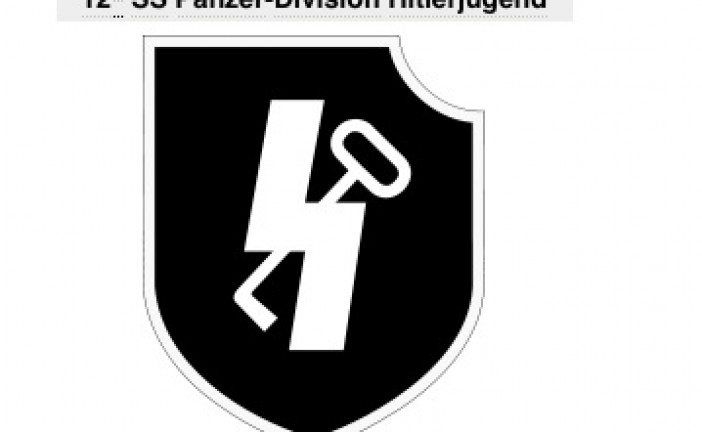 Un écusson de la 12e Panzerdivision SS sur le casque d’un CRS français!