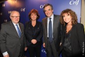 Les amis du CRIF reçoivent François Fillon le 15 février 2015‏. Par notre photographe reporter Alain AZRIA