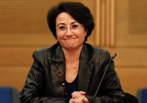 Balad MK Hanin Zoabi at the Knesset.. (photo credit:REUTERS)