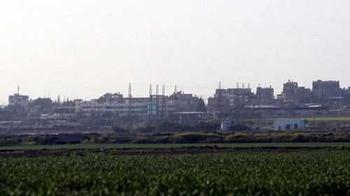 Antennas in a Hamas outpost near border (Photo: Roi Idan)