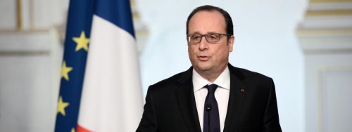 François Hollande lors d'une prise de parole à l'Elysée, à Paris, le 30 mars 2016. (AFP)