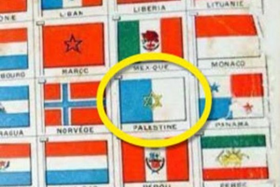 drapeau  Palestie maguen david
