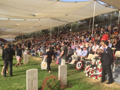 Commémoration du 100e anniversaire de la Bataille de Beersheva, 1ère victoire britannique sur les Ottomans1