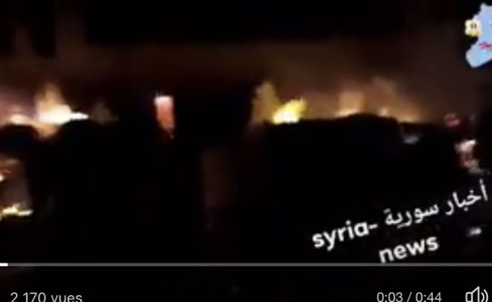 Syrie : Hier soir, frappe nocturne Attribuée en Israel