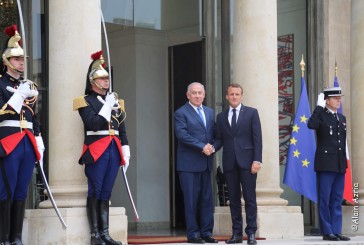 France – visite officielle du Premier Ministre  Israélien Benjamin Netanyahu en France  le 5 Juin 2018 ( Photo Alain AZRIA)