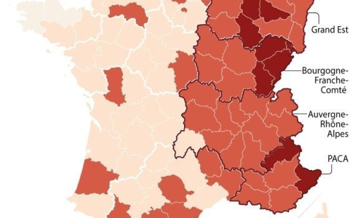 Covid-19: la France étend les couvre-feux à 18H00, gronde des élus locaux