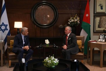 Le premier ministre israélien Yair Lapid rencontre le roi Abdallah II en Jordanie