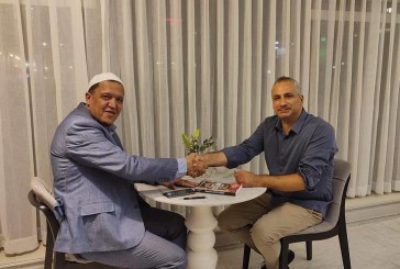 Rencontre entre l’Imam   Hassen Chalghoumi et le Dr Edy Cohen à Tel-Aviv.