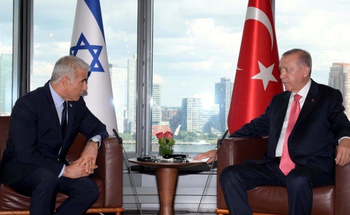 Yair Lapid rencontre le président turc Erdogan à l’Assemblée générale des Nations unis
