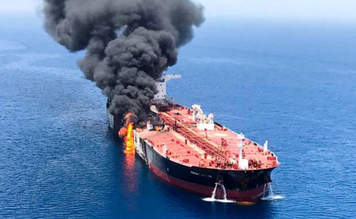 Un pétrolier israélien frappé par une attaque de drone dans le golfe d’Oman