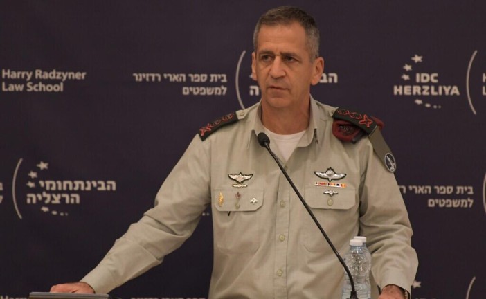 Le chef d’état-major-major de Tsahal confirme qu’Israël a frappé un convoi d’armes à la frontière syro-irakienne