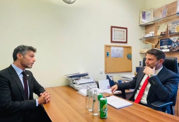Betsalel Smotrich rencontre l’ambassadeur des Émirats arabes unis en Israel