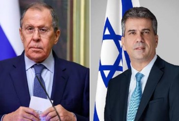 Le ministre israélien des Affaires étrangères s’entretient avec son homologue pour discuter des relations bilatérales entre Israël et la Russie