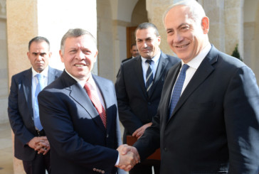 Le premier ministre israélien Benjamin Netanyahu rencontre le roi Abdallah II de Jordanie