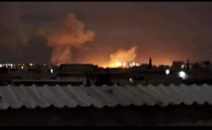L’armée de l’air israélienne frappe des cibles près de l’aéroport d’Alep en Syrie