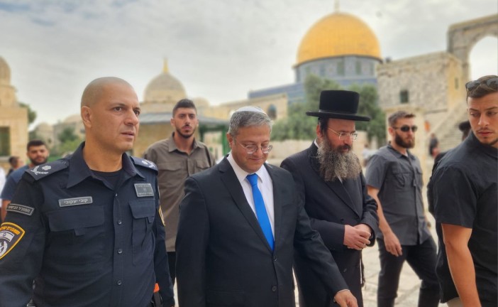 Les États-Unis sont « préoccupés » par la visite d’Itamar Ben Gvir au Mont du Temple