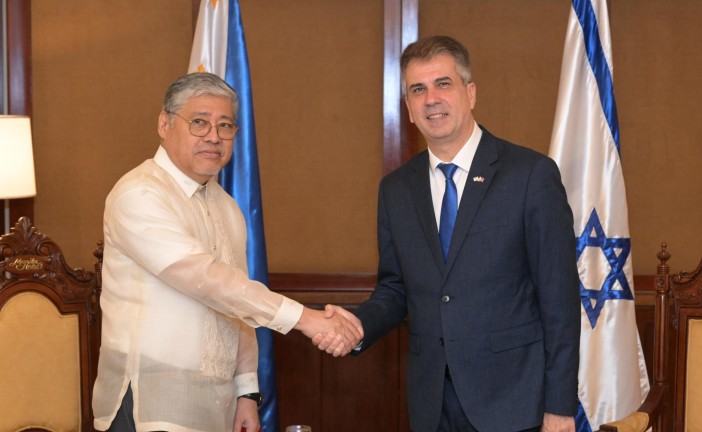 Le ministre israélien des Affaires étrangères est aux Philippines pour une visite historique