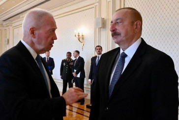 Le ministre israélien de la Défense a été reçu par le président azerbaïdjanais Ilham Aliyev à Bakou
