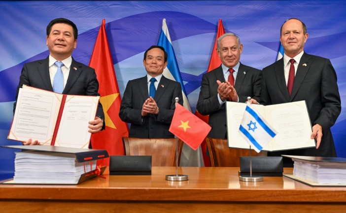 Israël et le Vietnam signent un accord de libre-échange