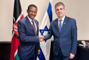 Le ministre israélien des Affaires étrangères rencontre son homologue kényan et d’autres dirigeants africains à Nairobi