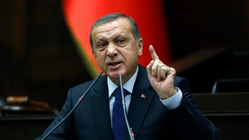 15 April 2014. Ankara, Turkey. President of Turkey Recep Tayyip Erdogan.