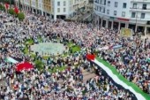 Maroc Video : Manifestation massive à Rabat plus de  300  000 Manifestants criant à bas le sionisme en apportant leur soutien au Hamas