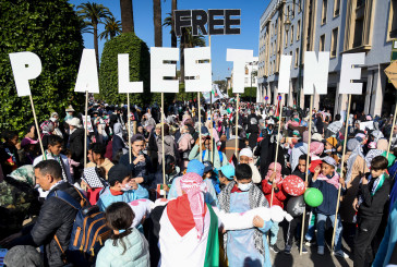 Manifestation au Maroc  pro-palestiniennes de soutien au Hamas