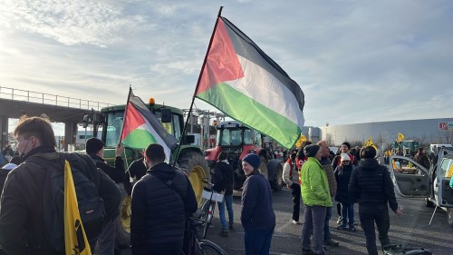 Drapeau Palestinien - agriculteurs