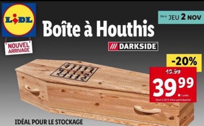 Boite à Houtis en promotion chez Tsahal « Compostage de déchets »