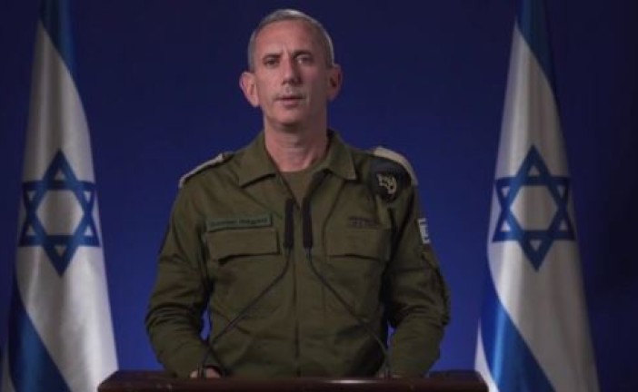 Le porte-parole des forces de défense israéliennes, le contre-amiral Daniel Hagari, a fait une déclaration rapportant que 99 % des menaces lancées ce soir contre Israël par l’Iran ont été interceptées