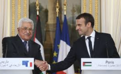 Macron Mahmoud Abbas