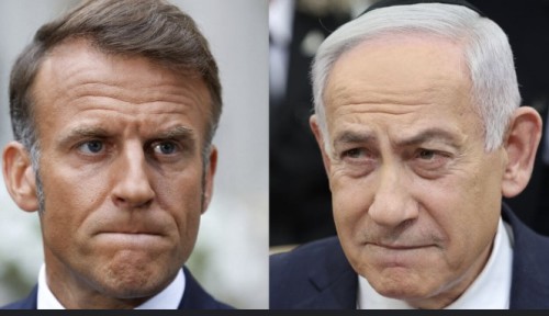 Macron netanyahu