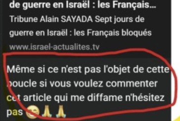 Réaction de la députée Caroline Yadan à ma tribune du 6 Mars 2026 :  elle appelle ses soutiens à appeler  et  intervenir ?