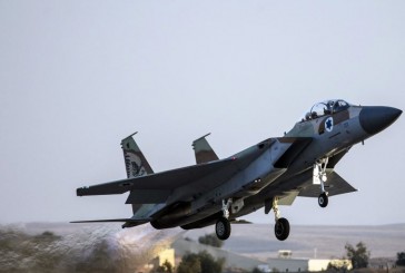 L’armée de l’air Israélienne frappe une cible en Syrie (sources arabes)