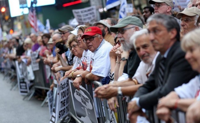 10 000 personnes à New-York contre l’accord sur le nucléaire iranien