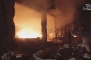 [Vidéo] L’Etat Islamique en feu sous les bombardements par la France et les Etats-Unis