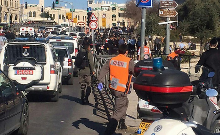 Attentat à Jérusalem: trois blessés.