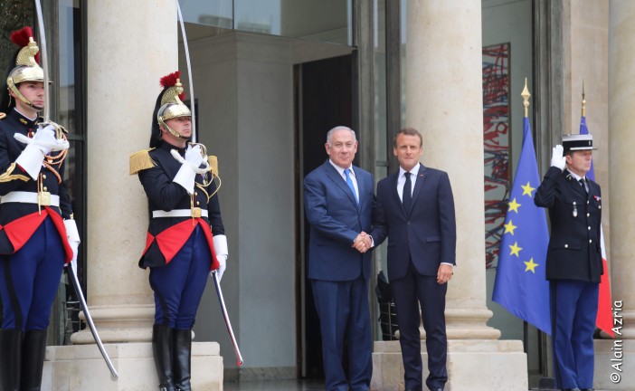 France – visite officielle du Premier Ministre  Israélien Benjamin Netanyahu en France  le 5 Juin 2018 ( Photo Alain AZRIA)