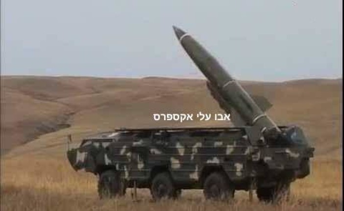 * Le Hezbollah déplace des missiles Tuchka (portée de 120 km) dans une zone boisée du sud de la Syrie à 43 km de la frontière israélienne *