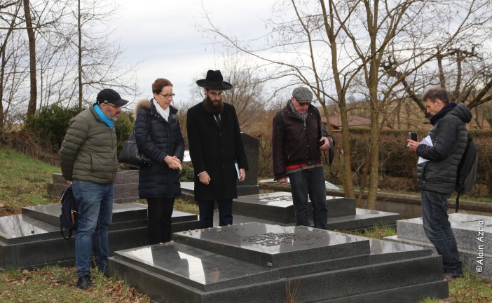 CÉRÉMONIE QUATZENHEIM CIMETIÈRE 3 MARS 2019.Alain Azria (Israel Actualités)