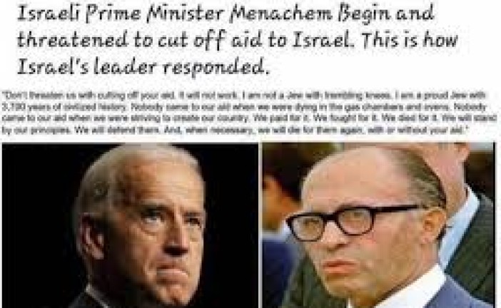 Il y’a plus de 38 ans, le 22 juin 1982, un sénateur américain attaque le premier ministre israélien, Menahem Begin