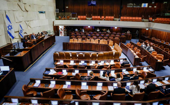 Le vote sur la dissolution de la Knesset pourrait avoir lieu demain