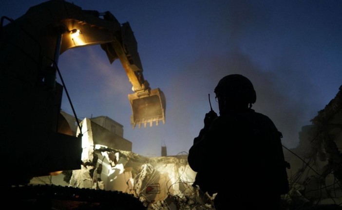 Tsahal détruit la maison des deux terroristes qui ont perpétré l’attentat d’Elad