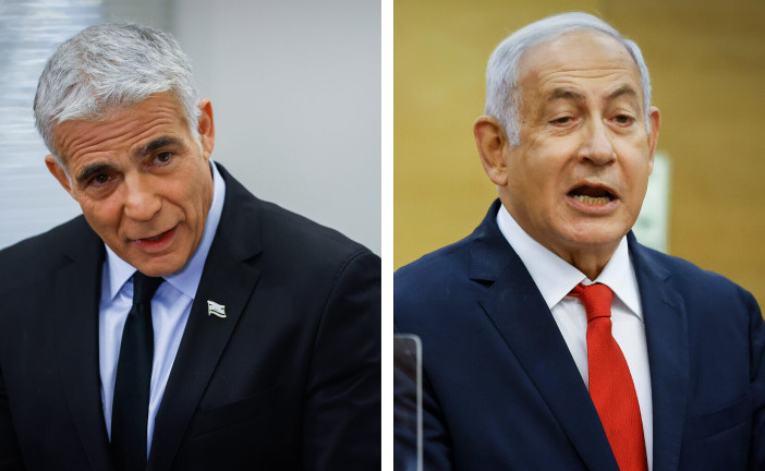 Elections israéliennes 2022 : selon un nouveau sondage les blocs de Yair Lapid et de Benjamin Netanyahu sont à égalité