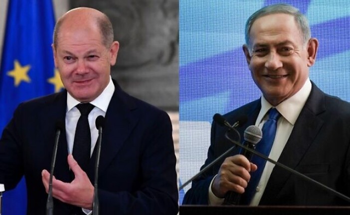 Benjamin Netanyahu se rend aujourd’hui en Allemagne pour rencontrer le chancelier Olaf Scholz