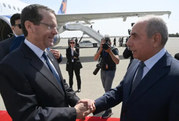 Le président israélien Isaac Herzog est en visite aujourd’hui en Azerbaïdjan