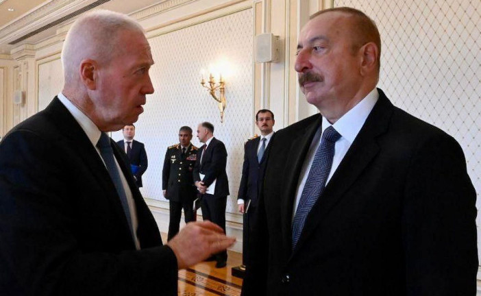 Le ministre israélien de la Défense a été reçu par le président azerbaïdjanais Ilham Aliyev à Bakou
